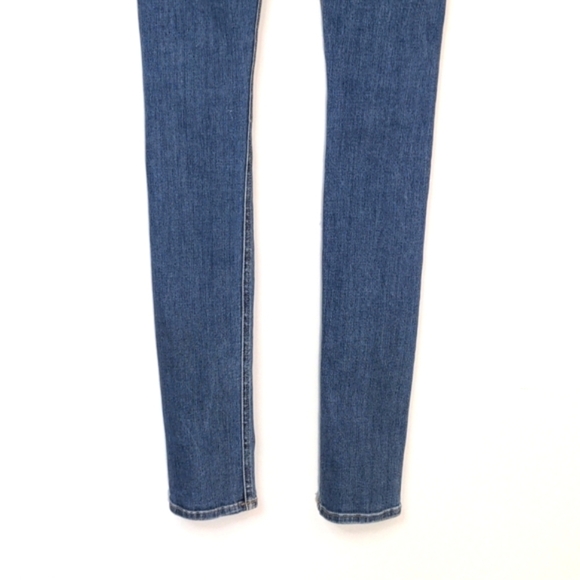 Rag & Bone The Skinny Sloane Plaid Repair Distressed Jeans Red Black Low Rise 24 - Picture 8 of 16